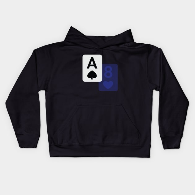 Blue Eights Kids Hoodie by Aces & Eights 